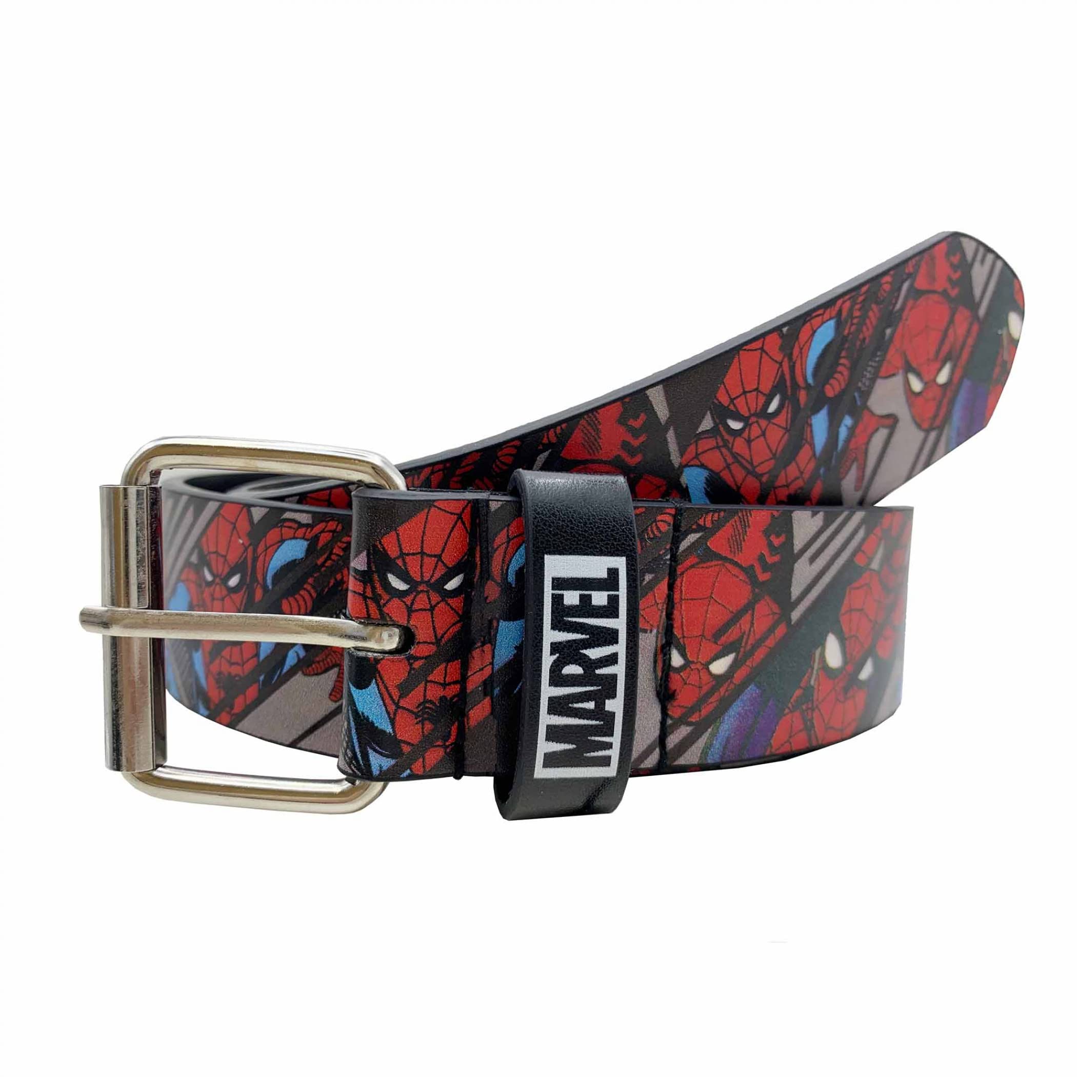 RGA Leatherworks Spider-Man Retro Comic Belt (Multicolor, Small-Medium)