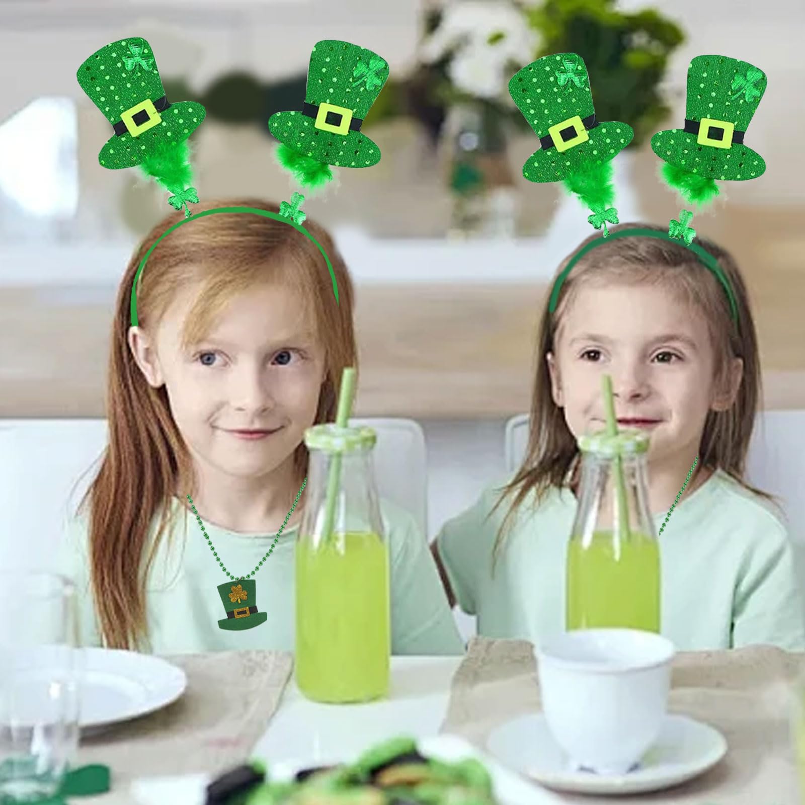 MUNSKT Irish Hat Head Bopper with Shamrock and Green, Hair Band Fancy Dress Adult Kids Party Accessory - Image 4