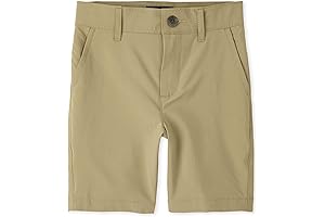 Cool & Comfortable Boys' Uniform Quick Dry Chino Shorts (Sizes 8-20)
