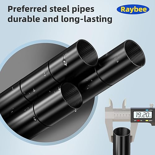 Miniatura 7 de Raybee RacK - Perchero para ropa con capacidad para 500 libras, para colgar ropa, portátil, resistente, perchero de ropa independiente, para