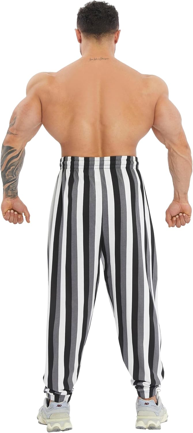 BGSM Men's Cotton Loose Fit 100% Cotton Jogger with Pockets, Baggy Gym and Workout Sweatpants - Image 4