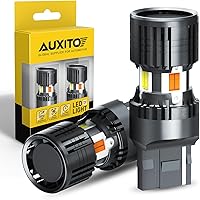 Vista 15 de AUXITO CANBUS 7440 Bombillas LED amarillo ámbar para luces intermitentes con resistencia incorporada anti hiperflash 7440NA T20 7441 W21W WY21W