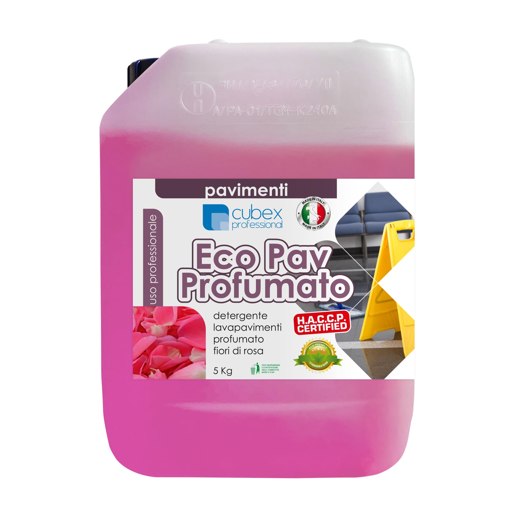 Detergente detergente para suelos perfumado Eco Pav perfumado 4 x 5 kg