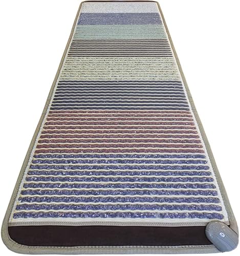 GemsMat - Elie- 8 coloridos tapetes de piedra de cristal de amatista infrarroja lejana jade obsidiana aventurina turquesa granate cornalina rosa (72