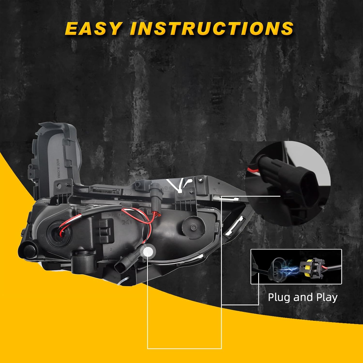 LED Fog Lights For 2017-2020 Rogue Fog Lights Bumper Driving Lamps with DRL & Turn Signal 1Pair of Fog Lights Clear Lens