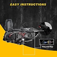 Vista 3 de Luces antiniebla LED para parachoques de Nissan Rogue 2017-2020 con DRL e intermitentes