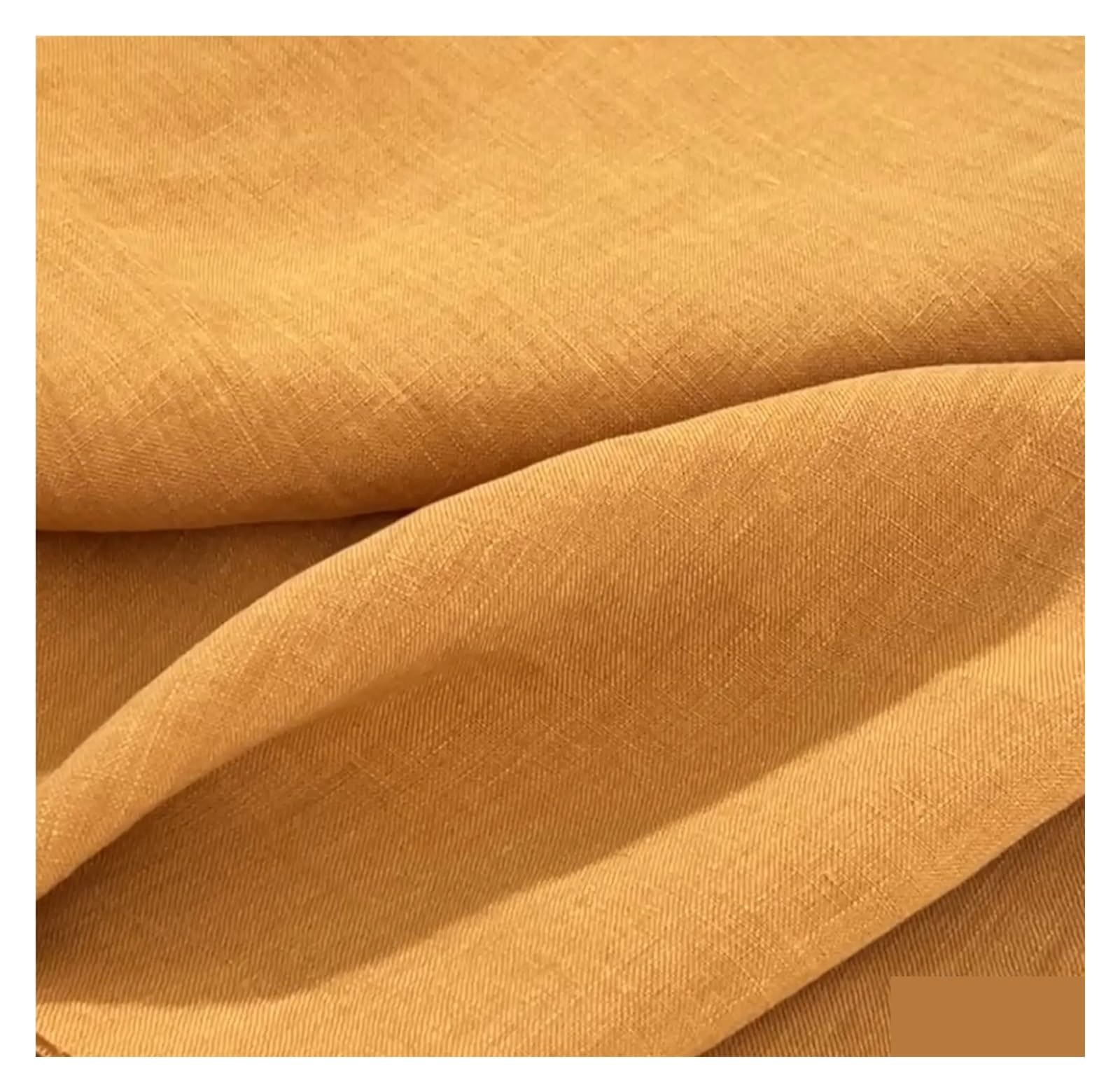 Tela De Lino Lavada En Arena Color Sólido
