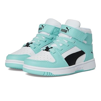 PUMA Kids Rebound Layup Mid Hook And Loop (Little Kid) Kid