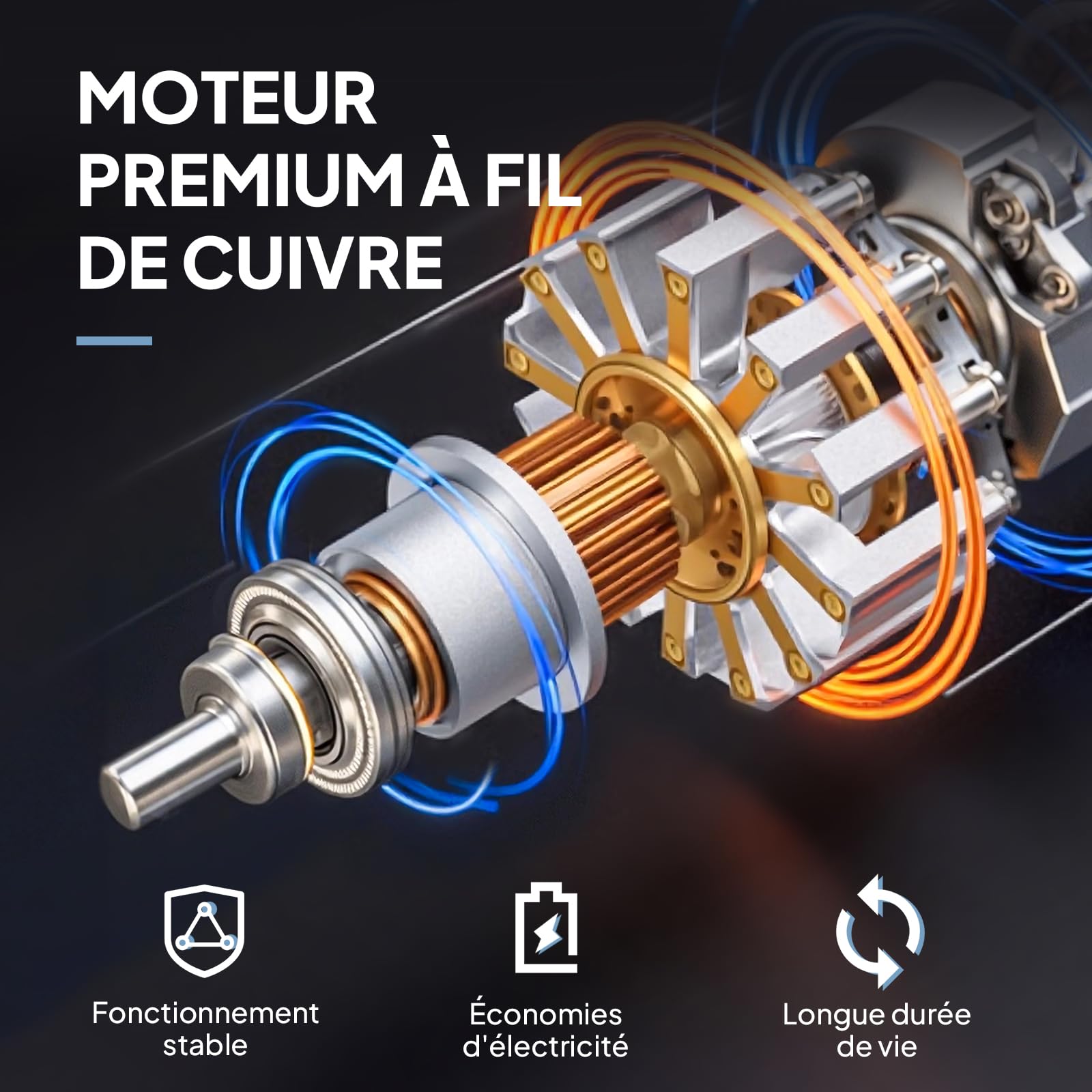 ROVSUN Ventilateur de Sol 30cm, 60W, Ventilateur Industriel en Métal Robuste, 3 Vitesses, Grille Amovible, Poignée Transport, 90-180° Réglable, pour Salon, Garage, Sous-sol, Atelier, Argenté