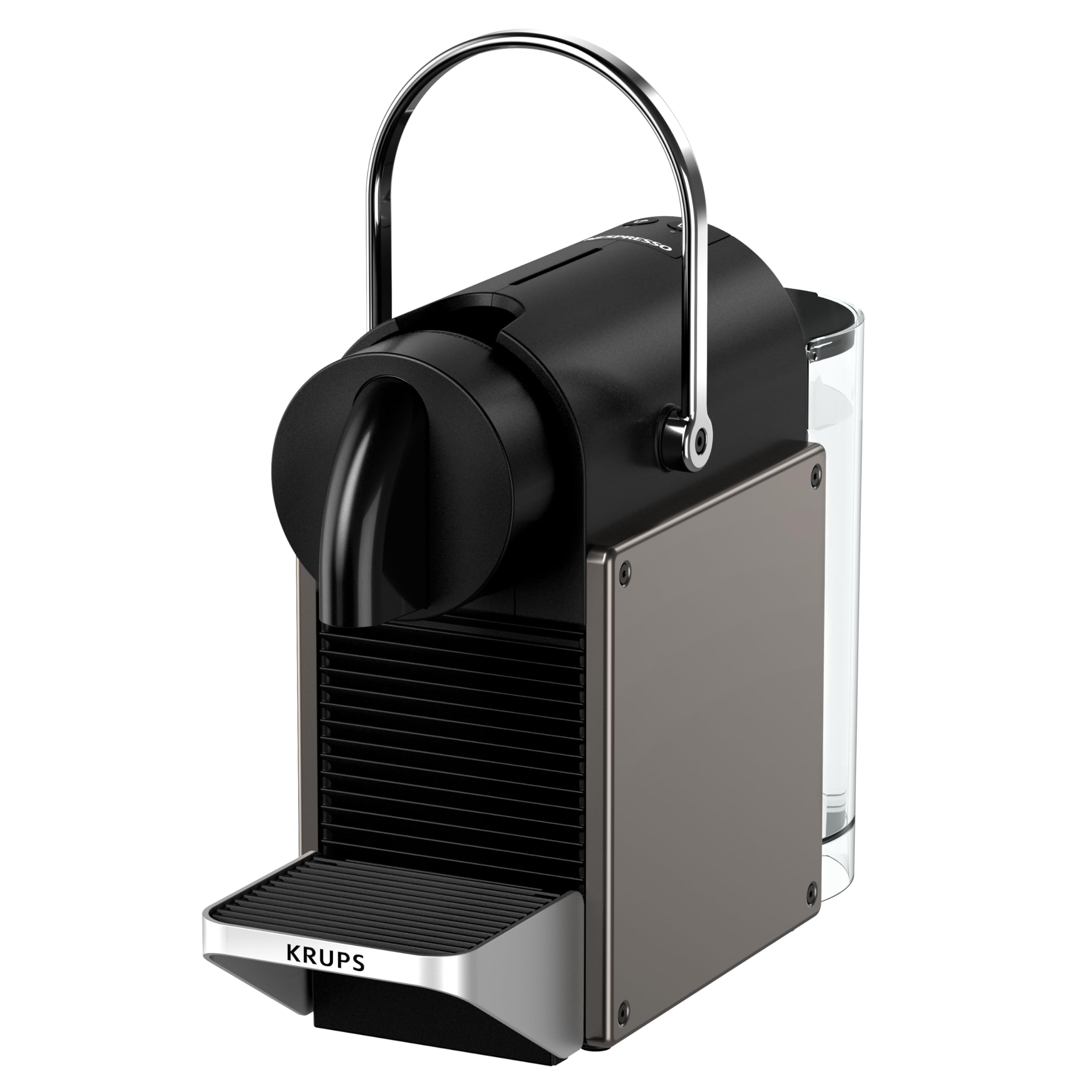 Krups XN306TK Nespresso Pixie Titan, ekspres do kawy, programowalne przepisy, 2 długości, automatyczne wyłączanie, 1260 W, 0,7 l
