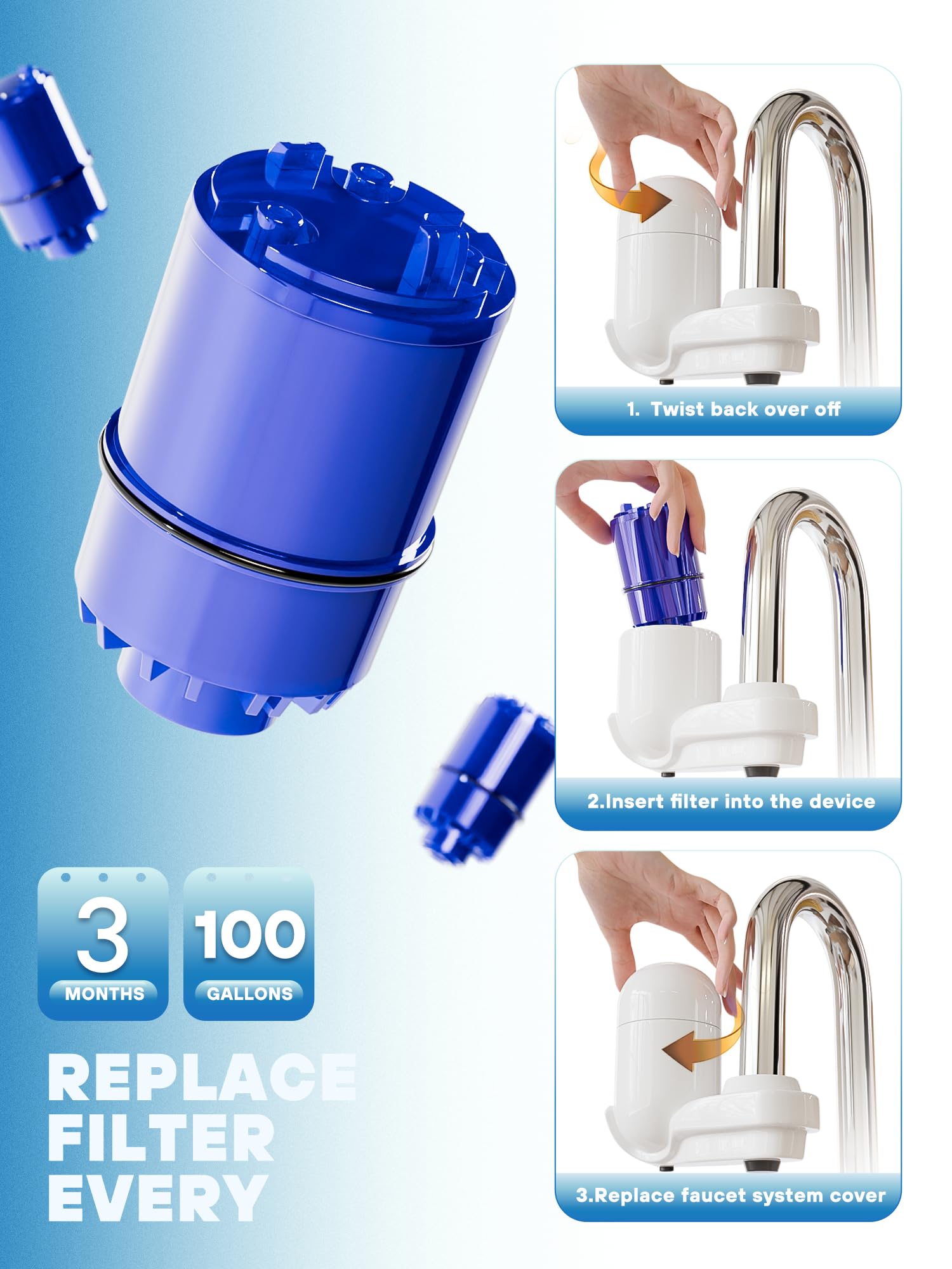 PUR Filter Replacement - 6 Pack for Better Water -6