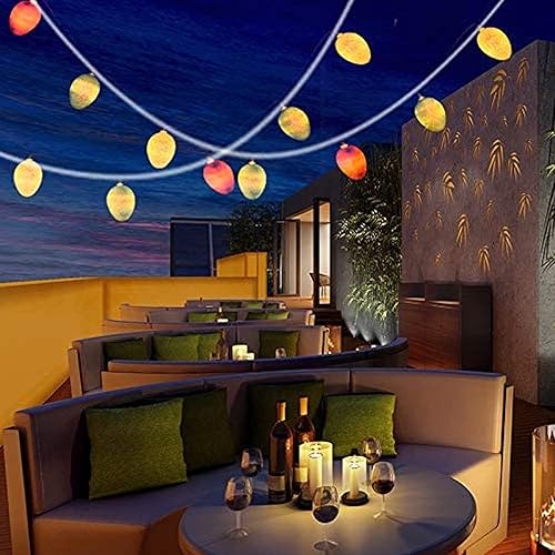 Miniatura 6 de NJN Guirnalda de luces de huevos de Pascua, funciona con pilas, 10 pies, 20 luces LED para decoración de Pascua, fiesta, hogar, decoración de jardín