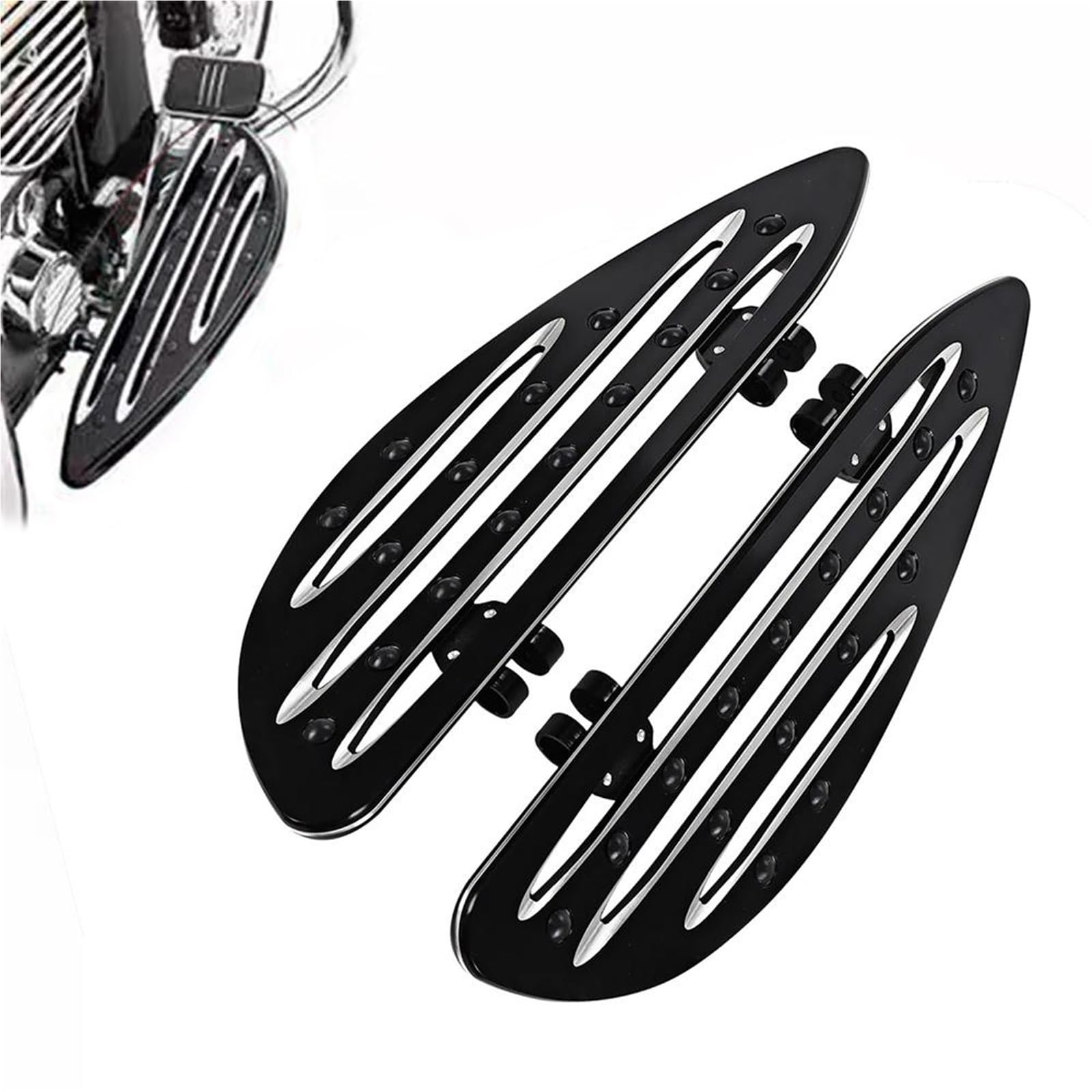 Repose-Pieds Allongés Harley pour Voyager Confortablement en Road King et Electra Glide