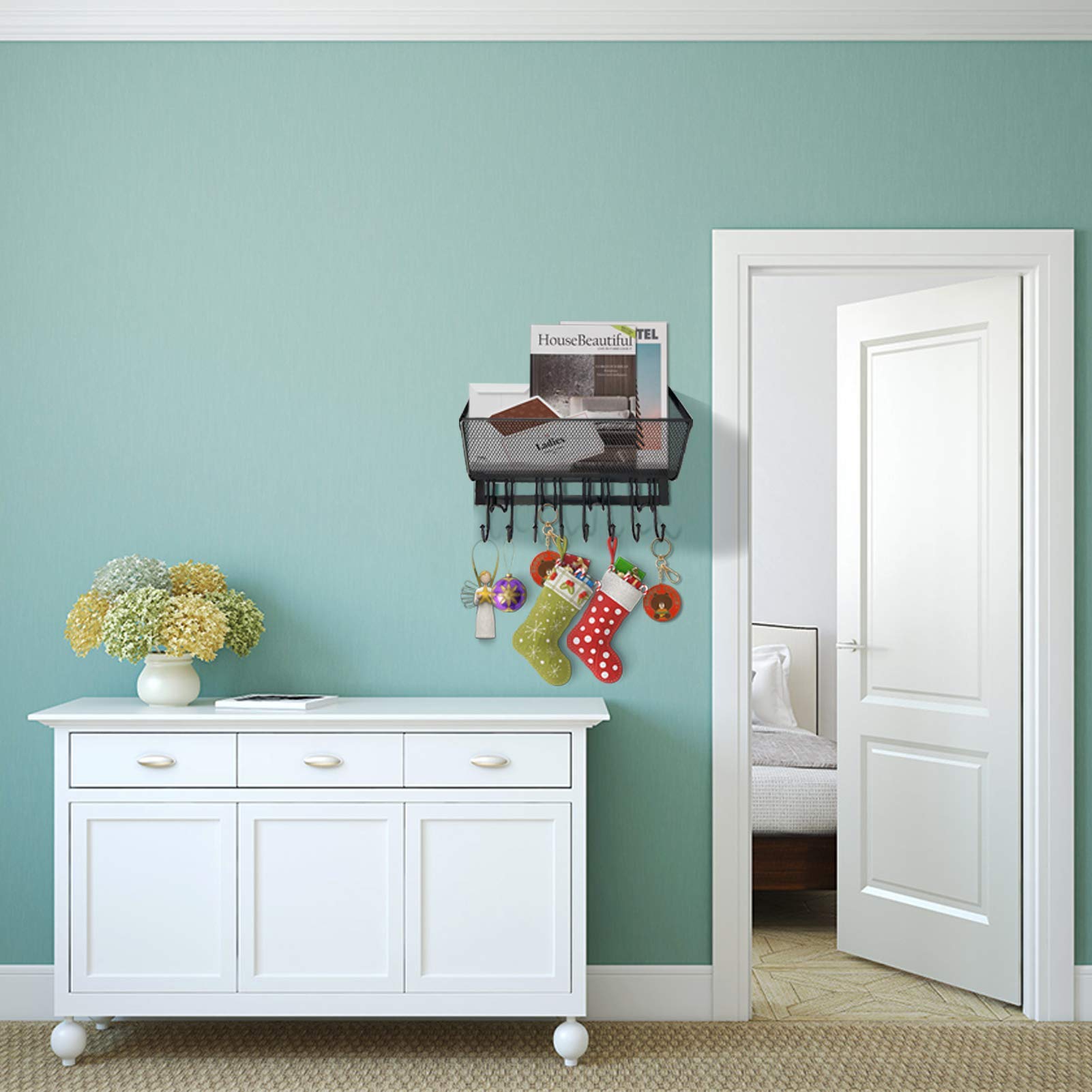 Aimeaihe Over The Door Hooks, Door Hanger Towel Rack With 10 Coat - View #8