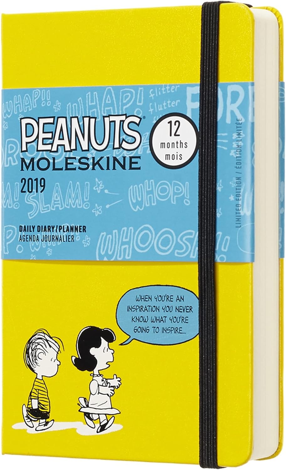 Moleskine Planner Diary 2019 12M Limited Edition Peanuts Daily Pocket