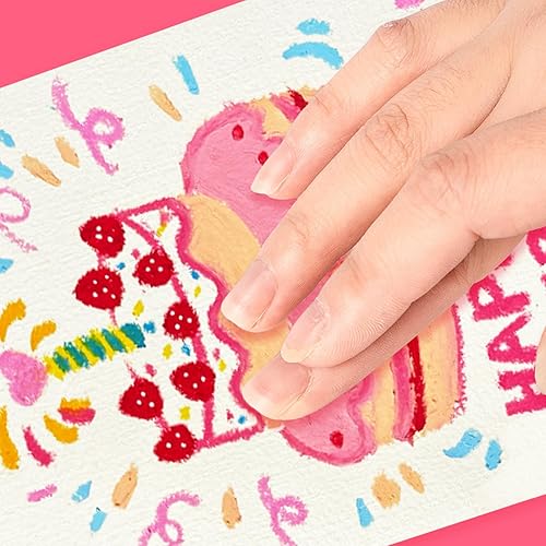 Vista 22 de qianshan Juego de 12 colores pasteles suaves al óleo, no tóxicos, textura suave, colores vibrantes y cremosos, suministros de arte para artistas