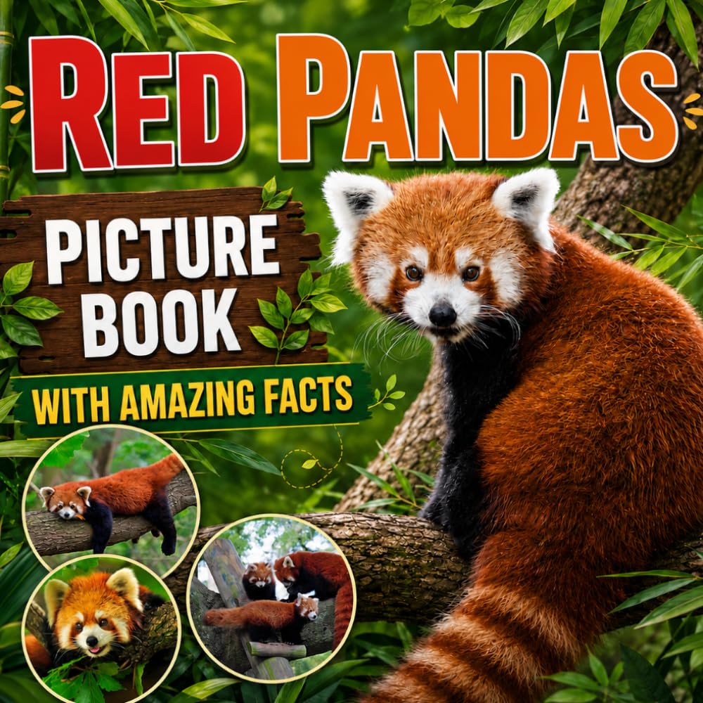 Red Pandas Picture Book with Amazing Facts: Incredible Photos, Fascinating Facts, and Red Panda Adventures