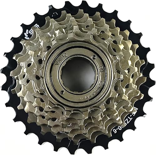 Rueda libre de la bici de 6 velocidades, MF-TZ500-6 Bicicleta Freewheel 14-28T Múltiples Pieza de repuesto de ciclismo
