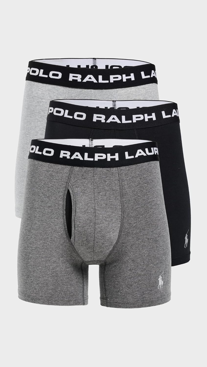 POLO RALPH LAUREN mens Perfect Pouch Boxer Brief 3-pack - Image 2