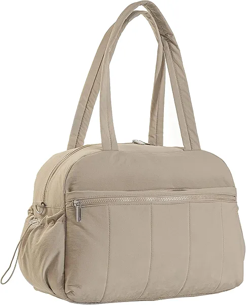 Oubagur Lightweight Duffle Bag for Travel, Gym & Weekender with Water-Resistant Wet Pocket, Carry-On Approved Personal Item Bag for Men & Women