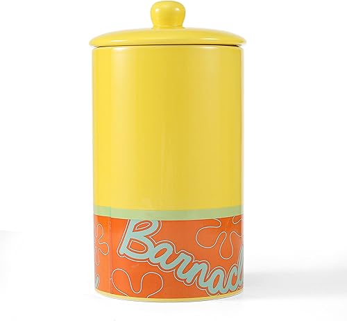 Miniatura 4 de Tarro de golosinas  Tarro de cerámica para perros con tapa, apto para lavavajillas, cilindro de almacenamiento de alimentos para perros de Bob