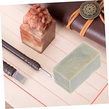 Amazon.co.jp: SEWACC 青田石 篆刻用印鑑素材 5×2インチ 石製 手作り