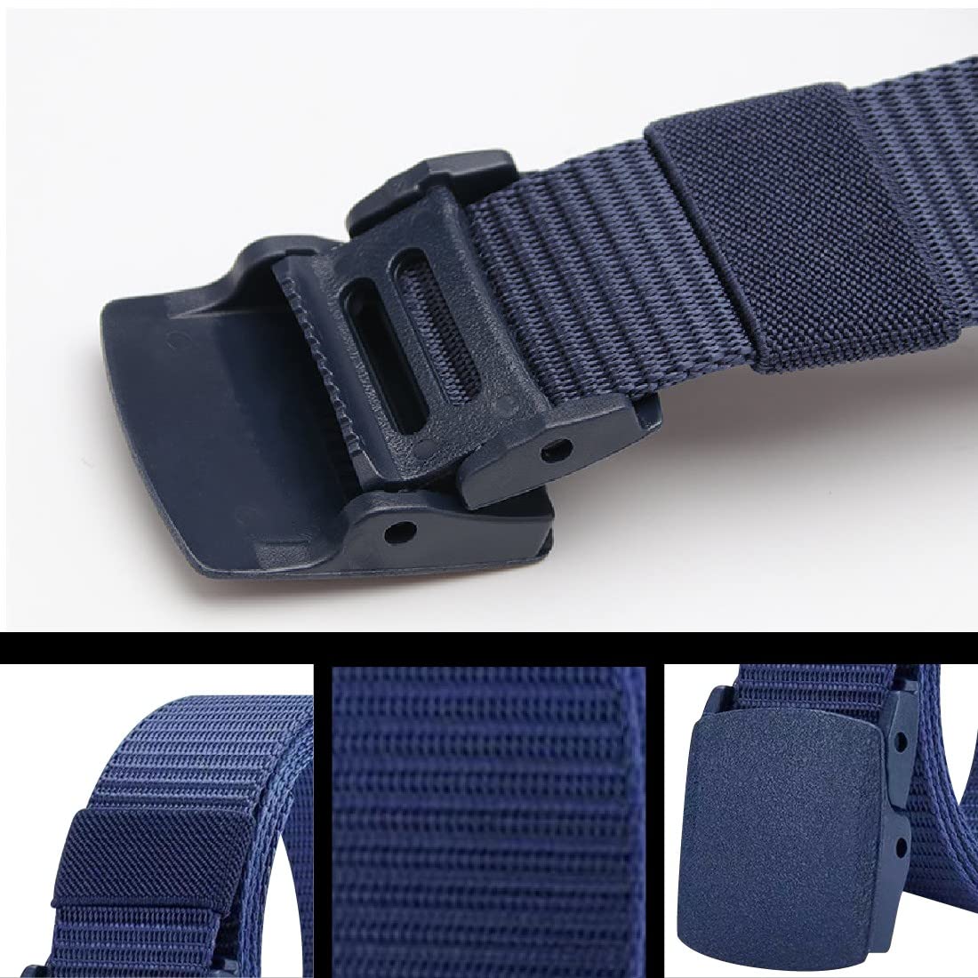 Cintura Sgancio Rapido Cintura Tattica Uomo HotYou - Nylon Resistente Con Fibbia Ad Anello Cintura Militare - Foto 11