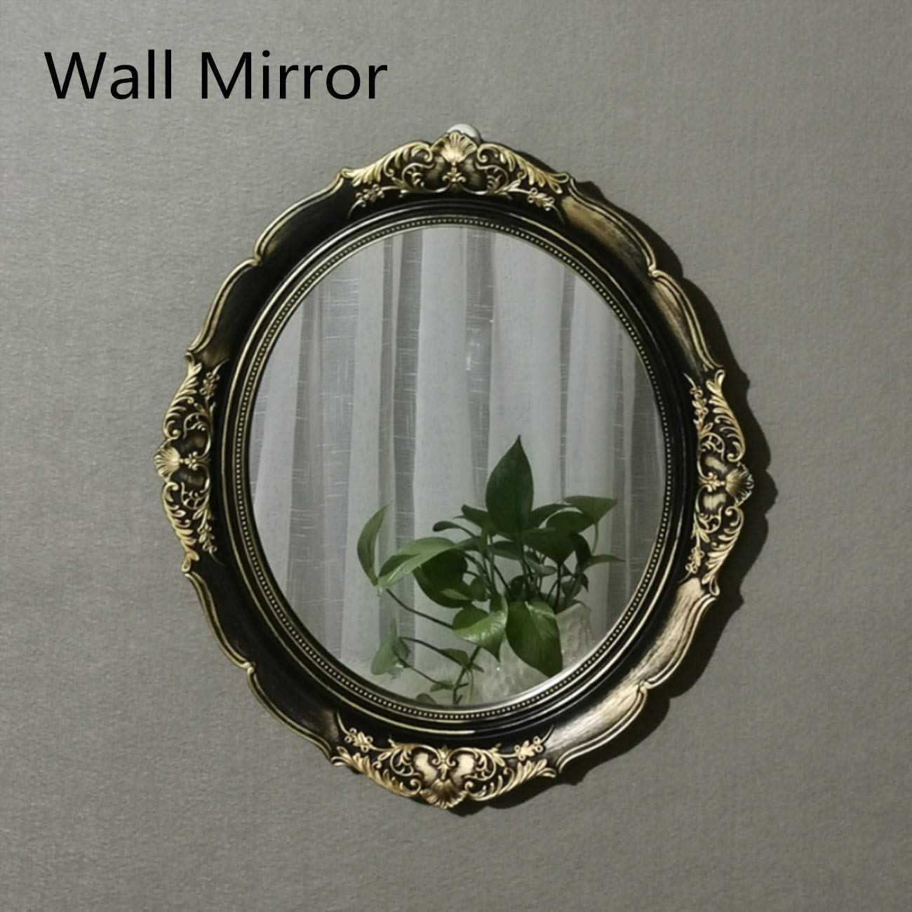 Yamfurga Decorative Mirrors Tray, Hanging Wall Mirror, Vintage Multi-Functional Display Tray, Jewelry Trays, Vanity Trays, Serving Trays,13