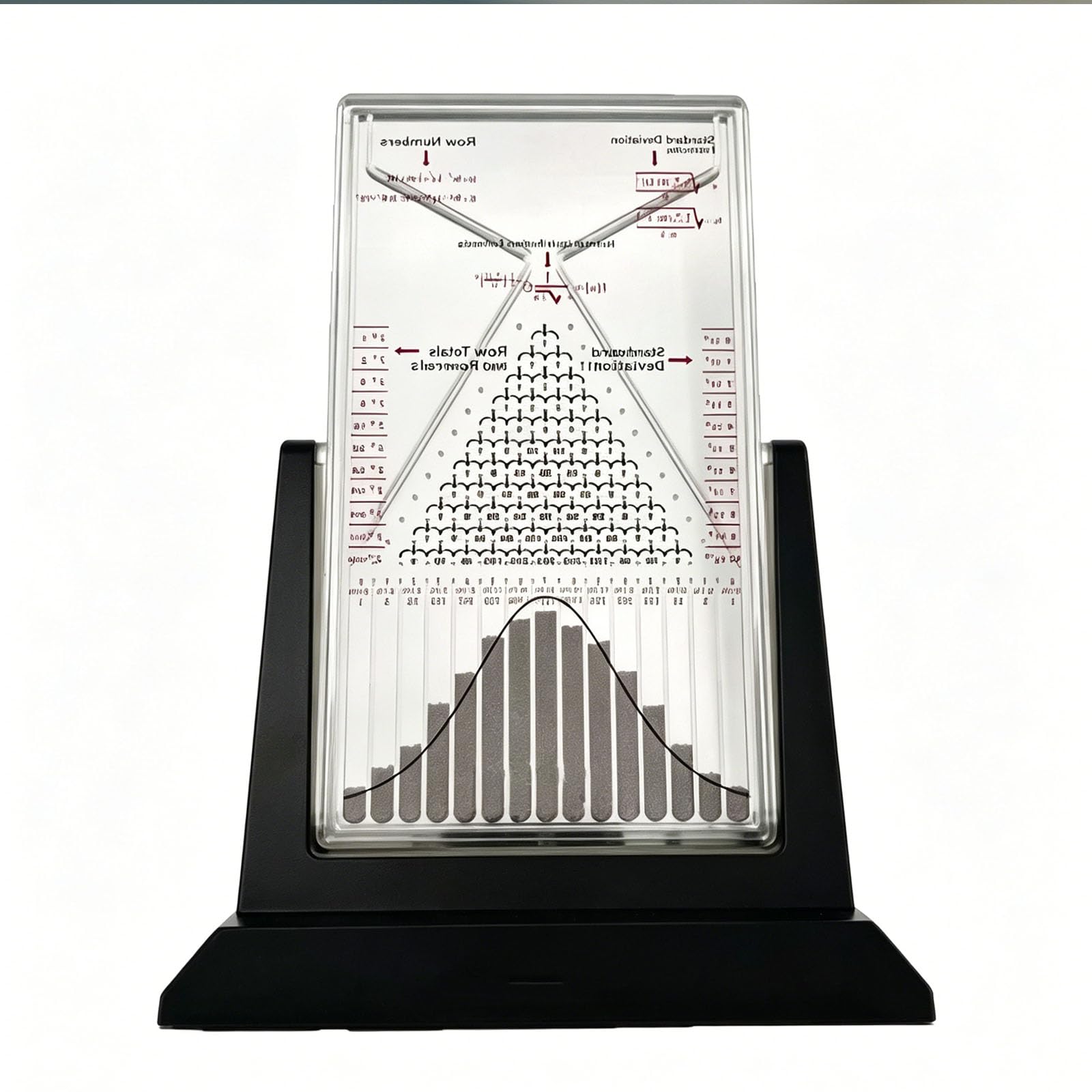 Fcttcd Galton Board Probability Demonstration Model, Desk Galton Board, Intuitive Understanding Of Probability, Normal Distribution, And Randomness, For Teaching Mathematics, Standard
