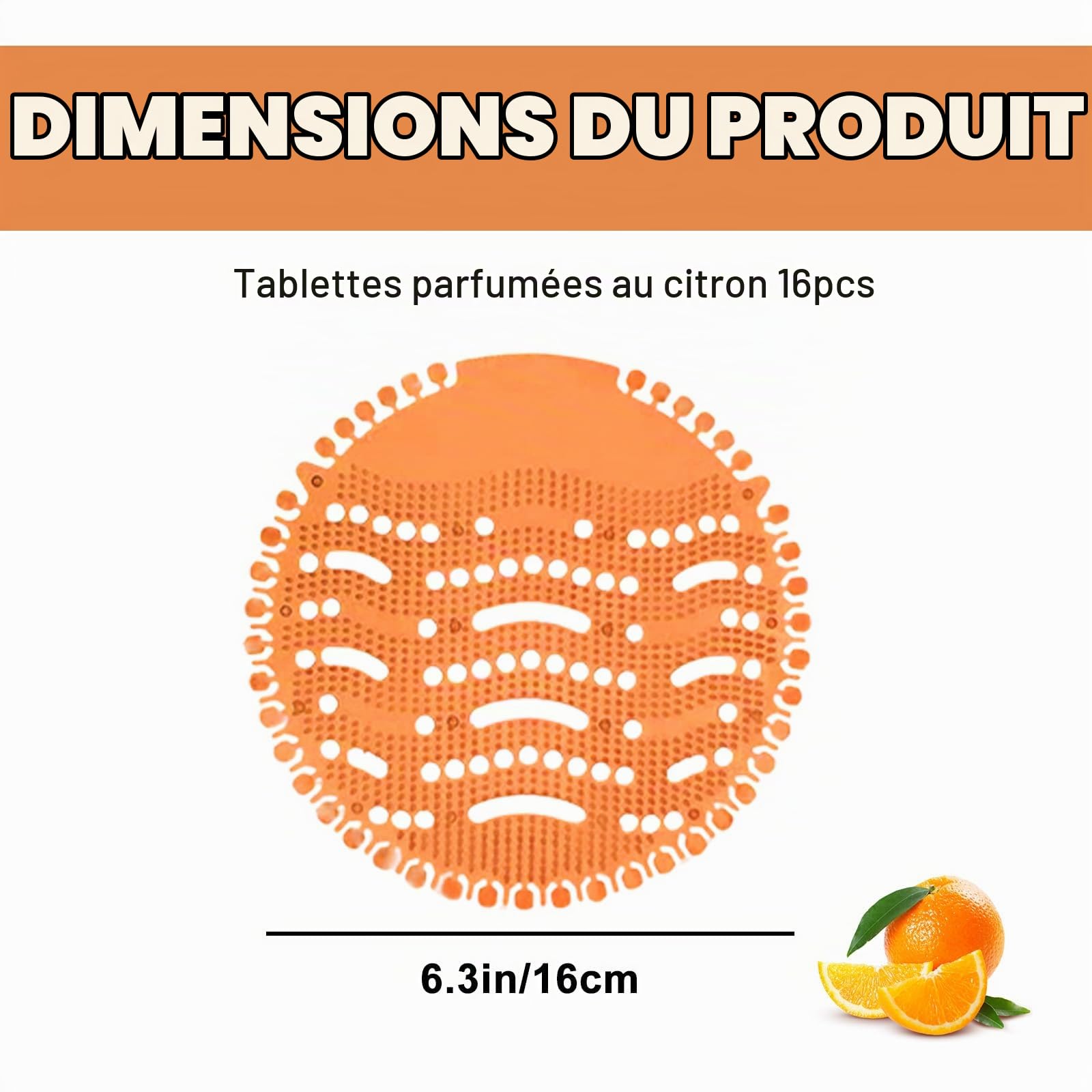 Ecrans Pour Urinoir, 16 Pièces Desodorisant Urinoir, Filtre D'urinoir, Pastilles Urinoir, Tapis d'Urinoir Désodorisant pour Urinoir pour salle de bain Hôtels Toilettes