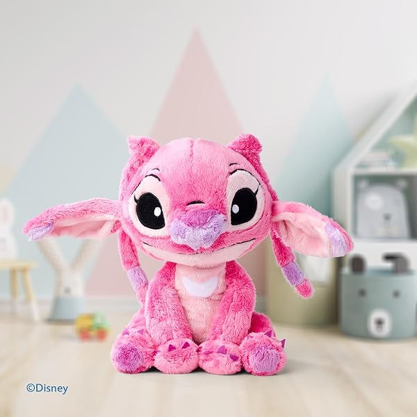 Disney - Lilo & Stitch, Angel, Rose 20 cm, à partir de 0 mois - 4