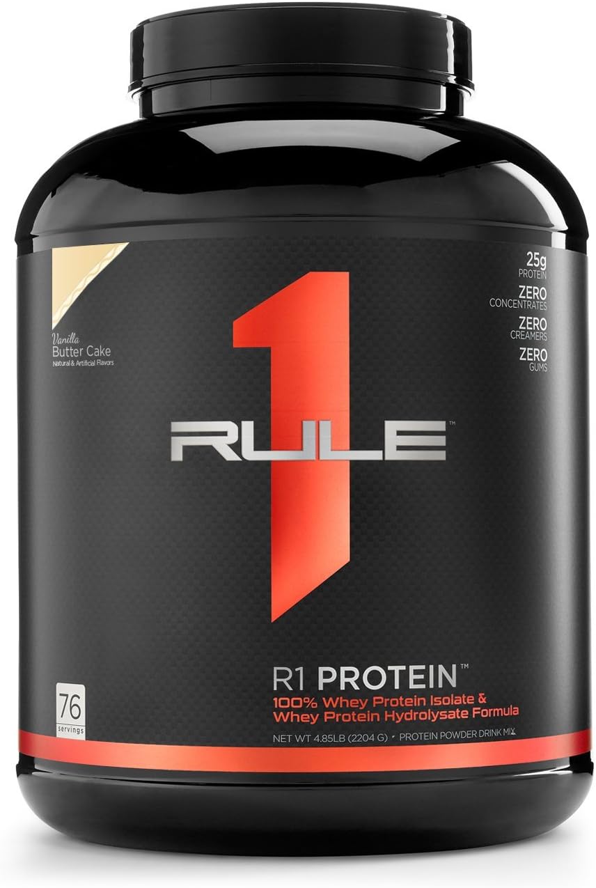 Rule One R1 Protein 76 Serv Vanilla Butter Cake, 4.9 Pound