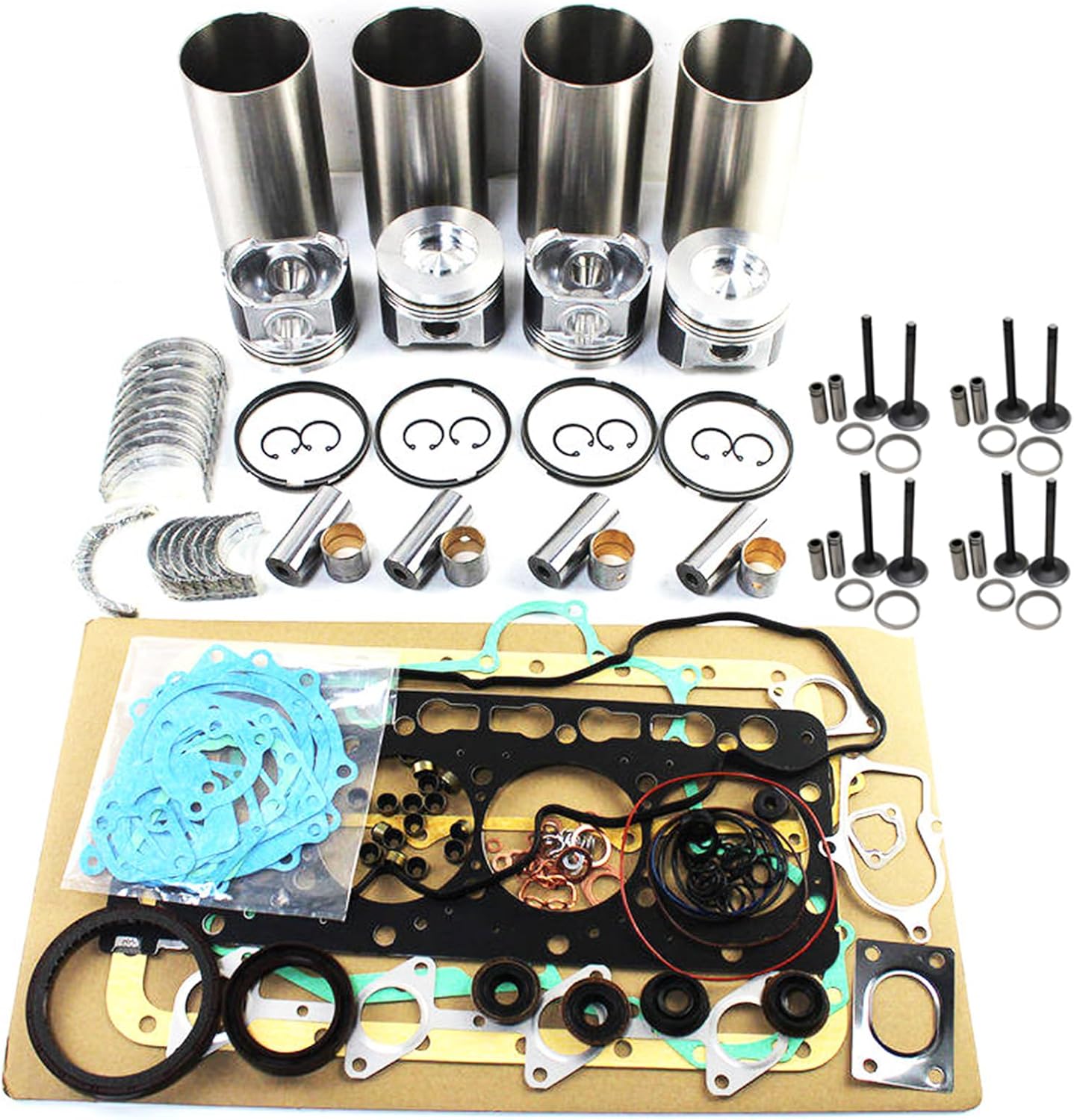 863 Overhaul Rebuild Kit Compatible with Deutz BF4M1011 BF4M1011F for Bobcat 863 864 Skid Steer Loader
