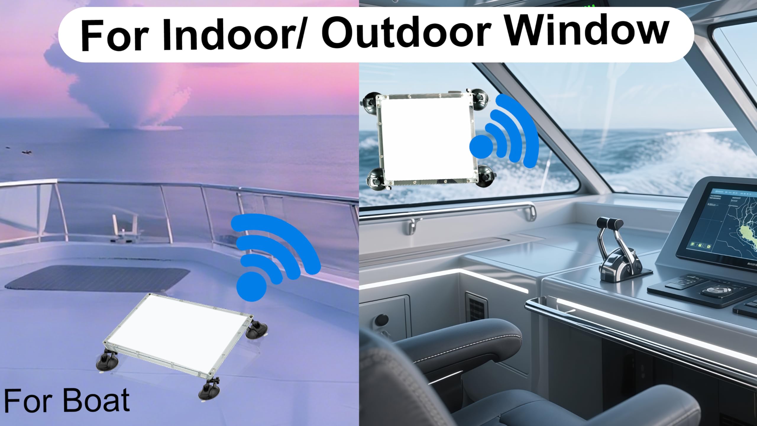Coche Ventosa Soporte Compatible con Starlink Mini,Fuerte Succión Protector Montaje Caja para Coche Techos Solares o Salpicadero Windows RV, Camiones, Barcos Segura y a Prueba De Vibraciones