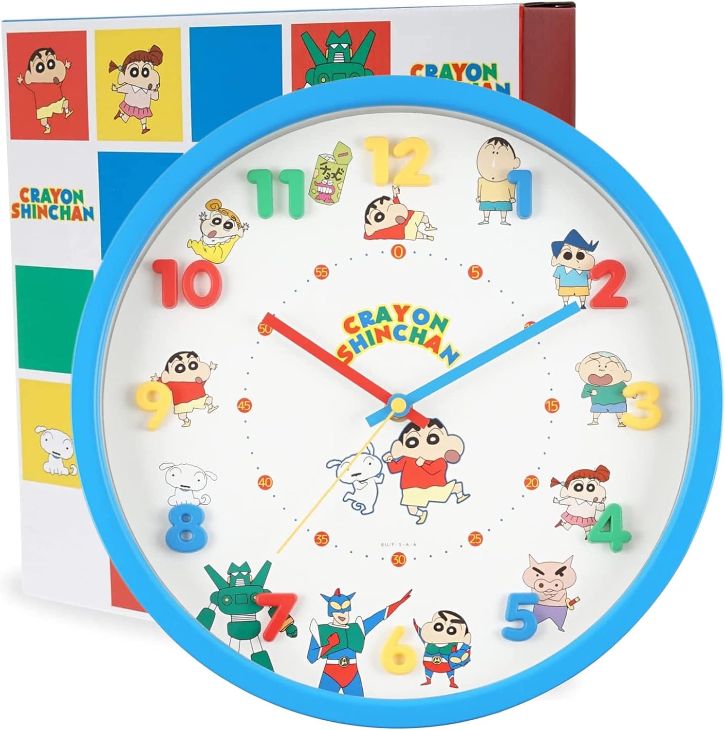 Disney Character Wall Clock aikonuxo-rukurokku Analog Display Continuous Second Hand