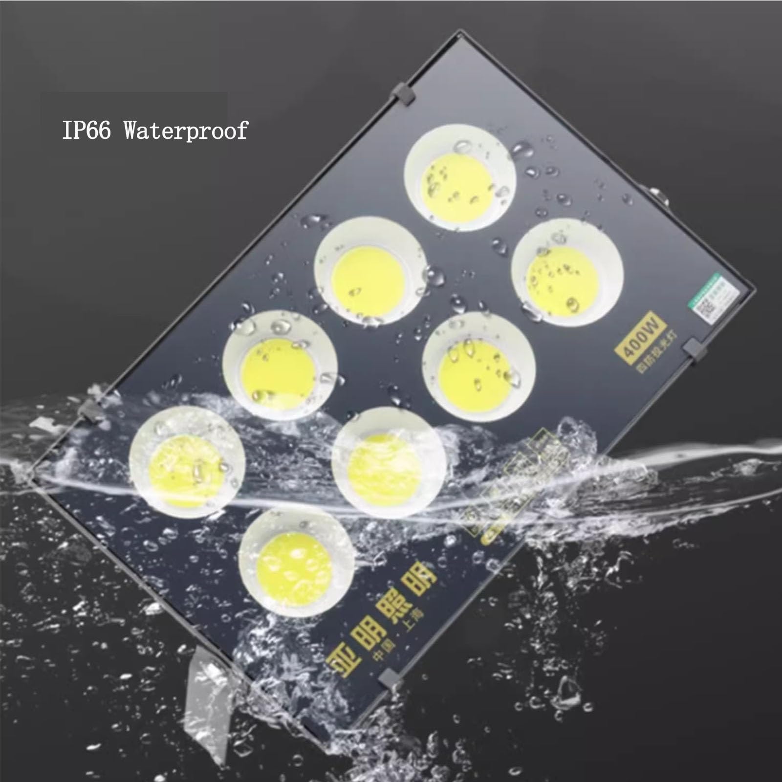Luces Led Exterior - Foco De Luz LED, Reflector LED De 220 V, Foco Exterior IP66 Resistente Al Agua Y Muy Brillante Para Patio De Fábrica, Reflector De Fábrica Para Iluminación De Taller(600W)