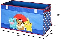 Vista 111 de Idea Nuova Cocomelon - Baúl plegable de almacenamiento de juguetes para niños, duradero con tapa