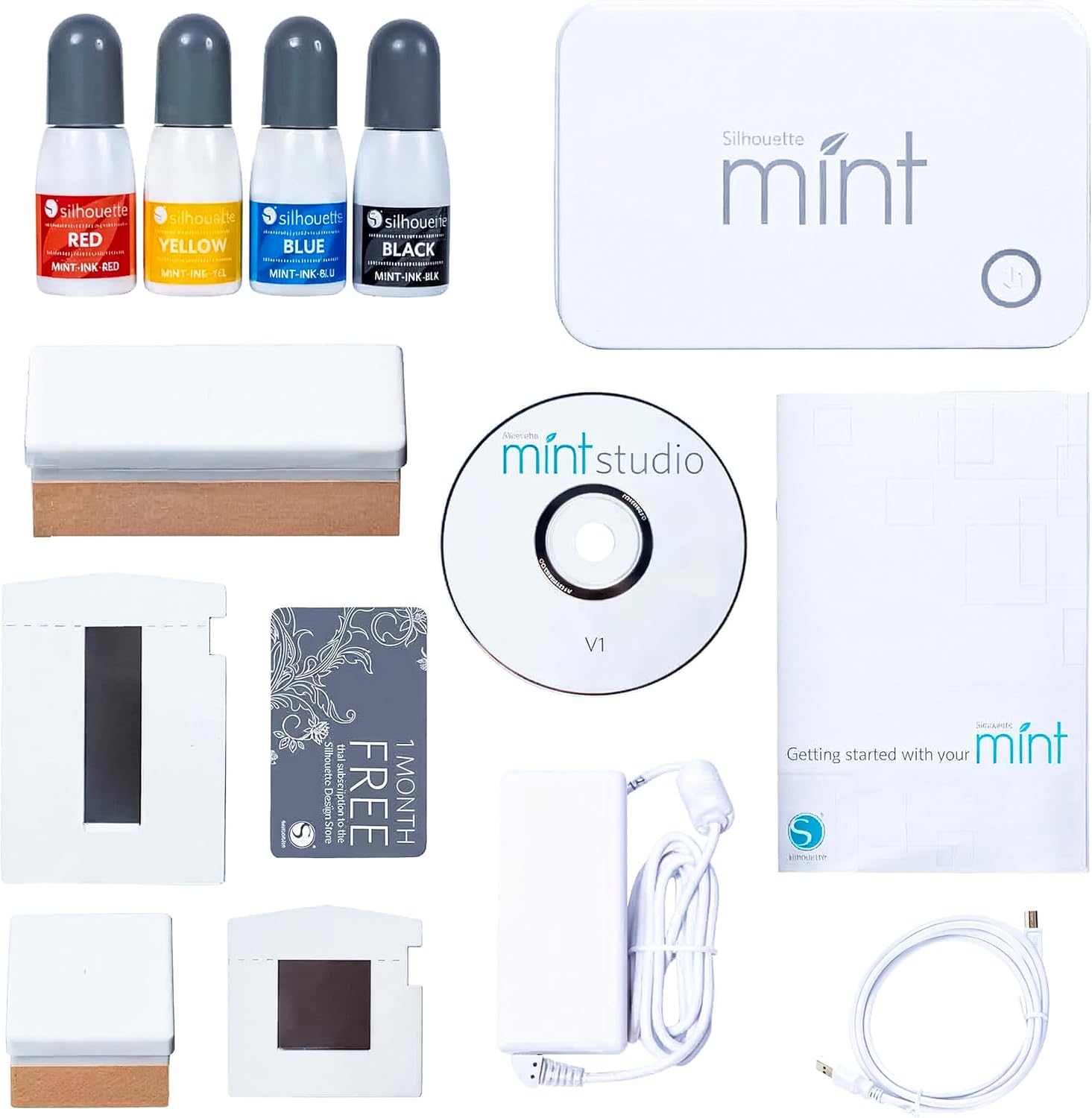 Silhouette America, Silhouette Mint Custom Printer (White) 4x4