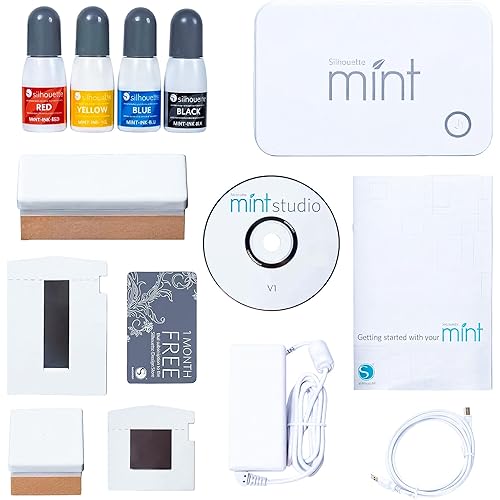 Silhouette America, Silhouette Mint Custom Printer (White) 4x4