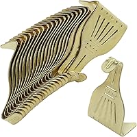 Vista 1 de Antrader 24pcs marco de fotos de espejo de cromo bronce latón moldeado carril de moldeo