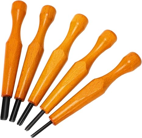 Amazon.com: WILLBOND 5 Pcs Linocut Carving Tools Set Triangular ...