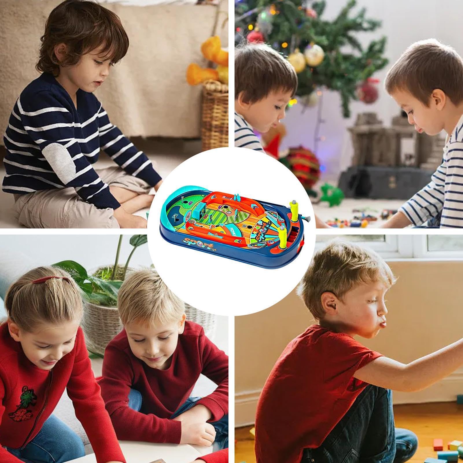 Flipper Pinball Giocattoli Sportivi Interattivi Educativi a Due Giocatori