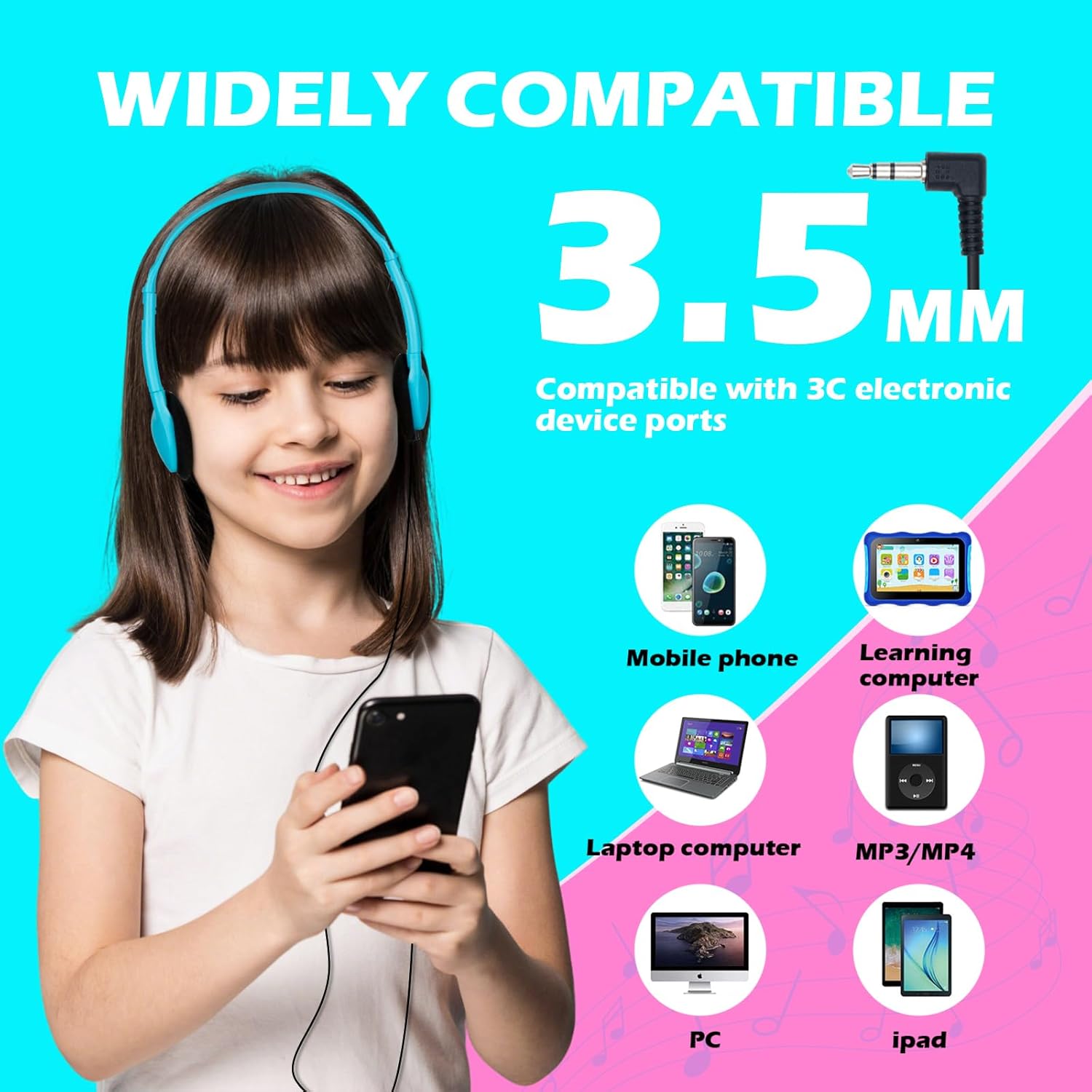 Classroom Kids Headphones Bulk 18 Pack for School Students Children Teen Boys Girls, Wholesale Bulk Headphones for Classroom Earphones 3.5mm Jack (Mix Colors)