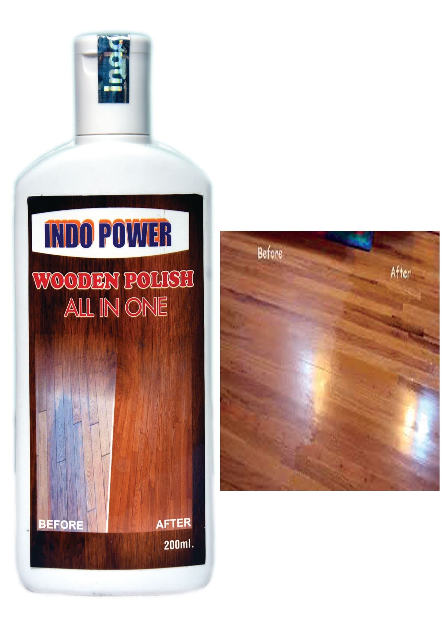 INDO POWER® J223-Wooden polish All In One 200ml. (B0B6PB31SQ) Amazon Price History, Amazon Price Tracker