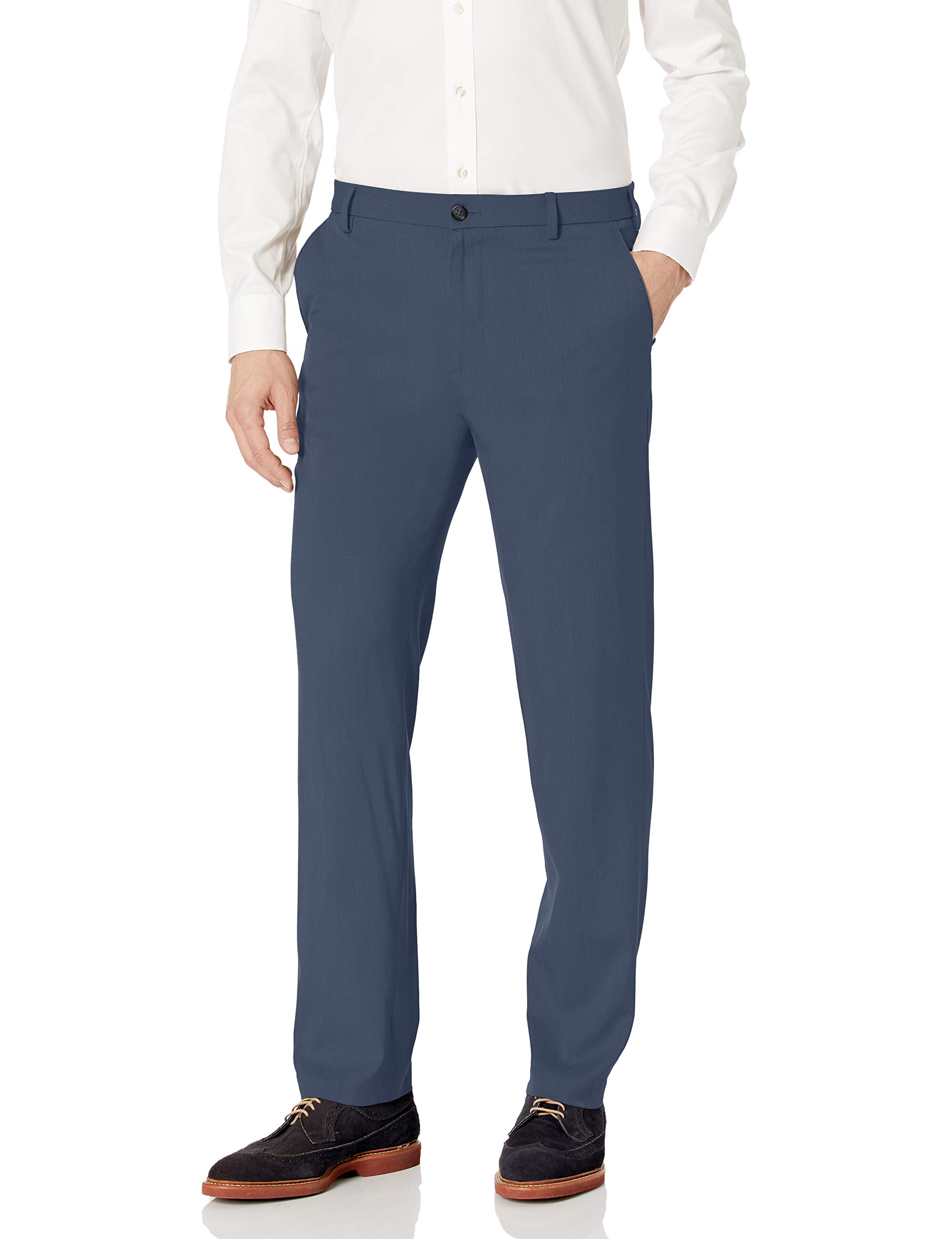 Van Heusen Mens Straight Fit Stretch Flat Front Air Dress Pant