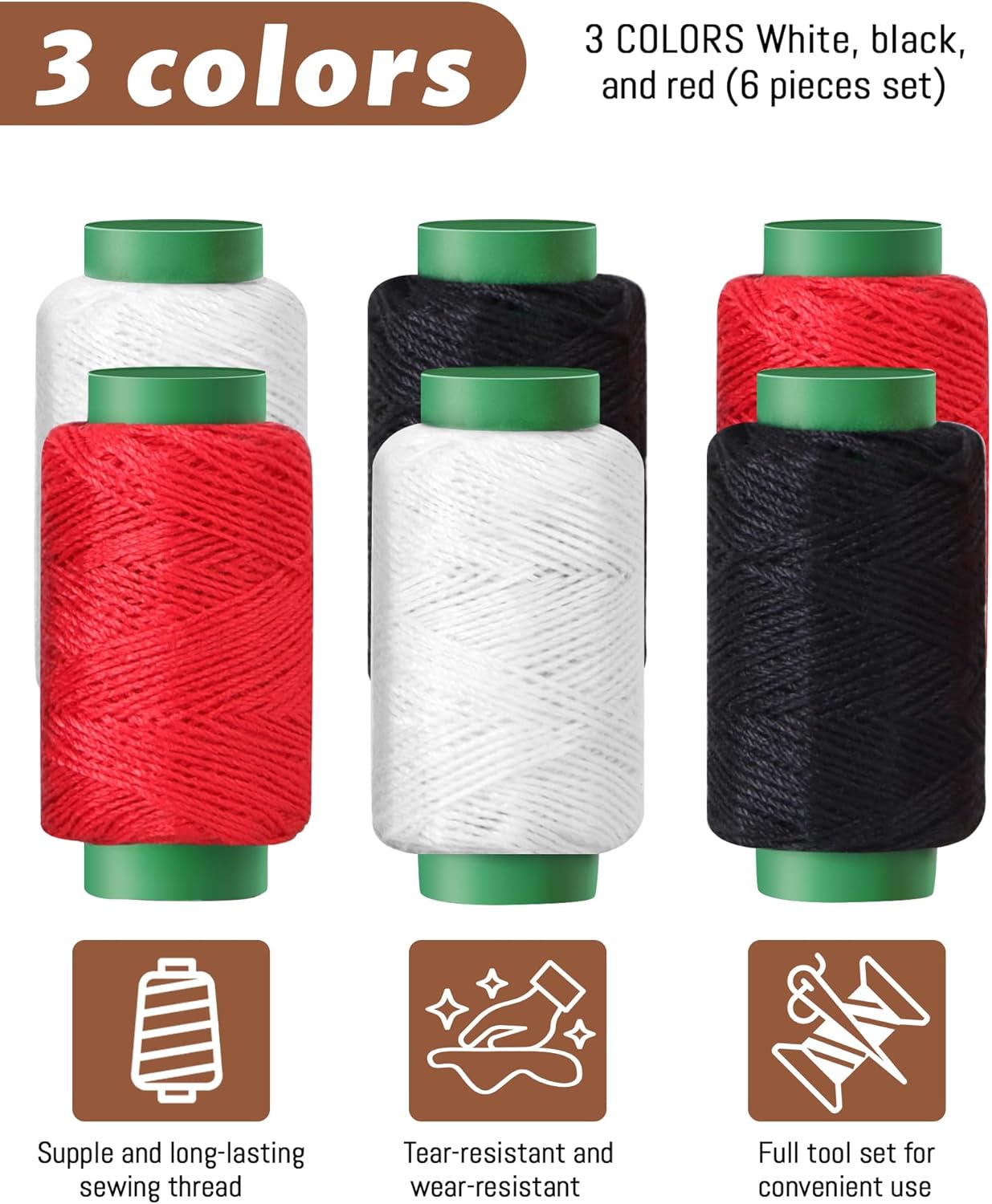 37PCS Stainless Steel Sewing Needle Kit,Big Eye Steel Needles Set,Portable DIY Hand Made Craft Set for Mending,Embroidery, Cross Stitch, Yarn, Tapestry & Fabric Mending, for Handcraft Lovers. - Image 6