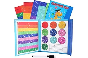 Montessori Magnetic Fraction Book: Empowering Young Learners in Fraction Mastery