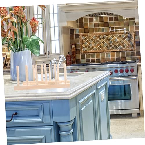 Miniatura 8 de Abaodam Estante de almacenamiento plegable, escurridor de platos, tabla de cortar, organizador de ollas, soporte para lavavajillas, taza de café