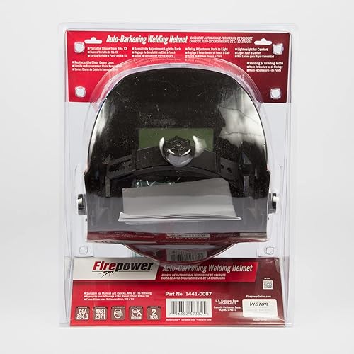 Miniatura 6 de Firepower - casco de soldadura con auto oscurecimiento, con diseño de rayas, 1