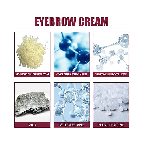 Miniatura 5 de Cepillo de sello de cejas 4D, cepillo de trazo de cejas, cepillo de cejas en ángulo multifunción y juego de gel (marrón oscuro)